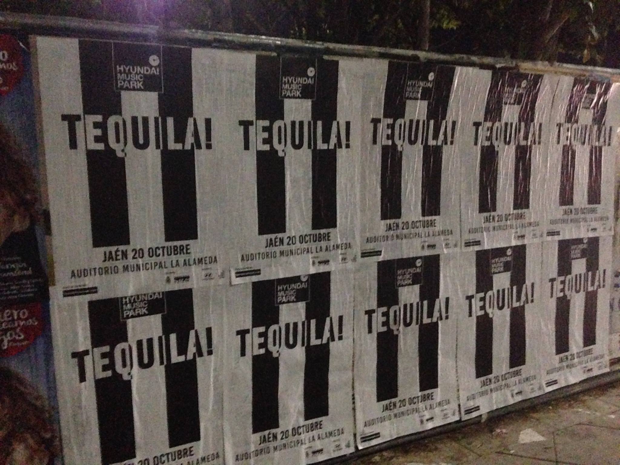 Impresión low cost de carteles para eventos en Jaén ejemplo de carteles pegados en Jaén